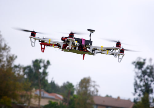How do drones transfer data?